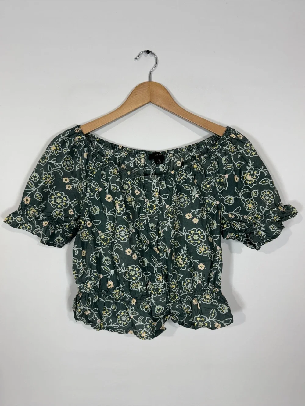 J. Crew cowgirlcore blouse
